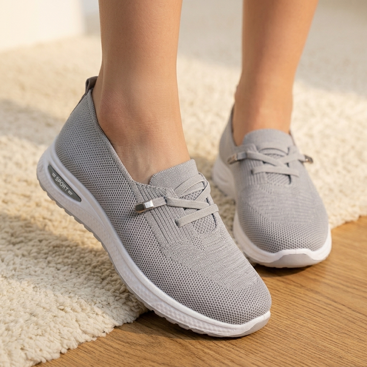 Strideflow – Lekkie Siatkowe Sneakersy Slip-On