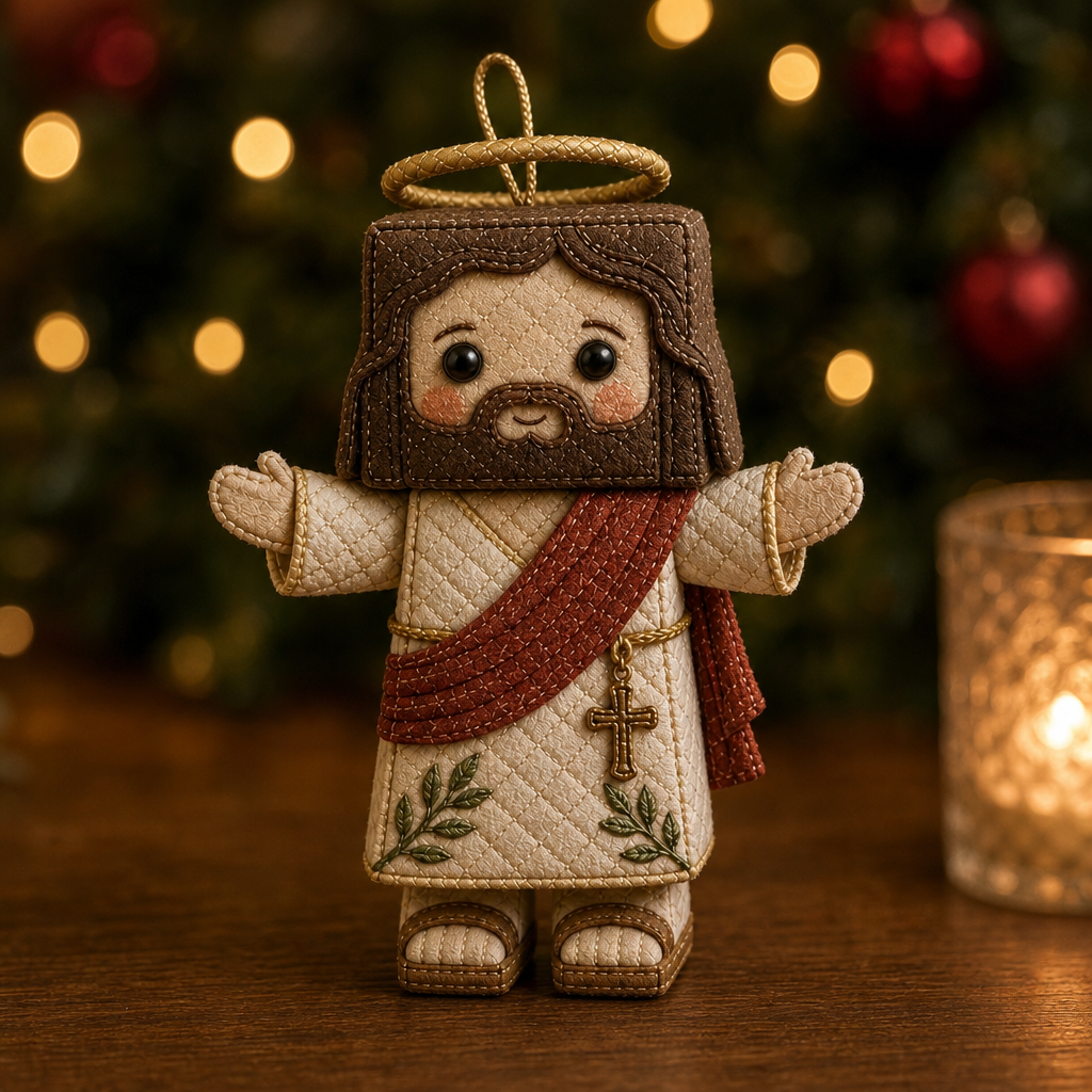 Faithcraft – Zestaw do tworzenia ornamentu Bożonarodzeniowego bez szycia