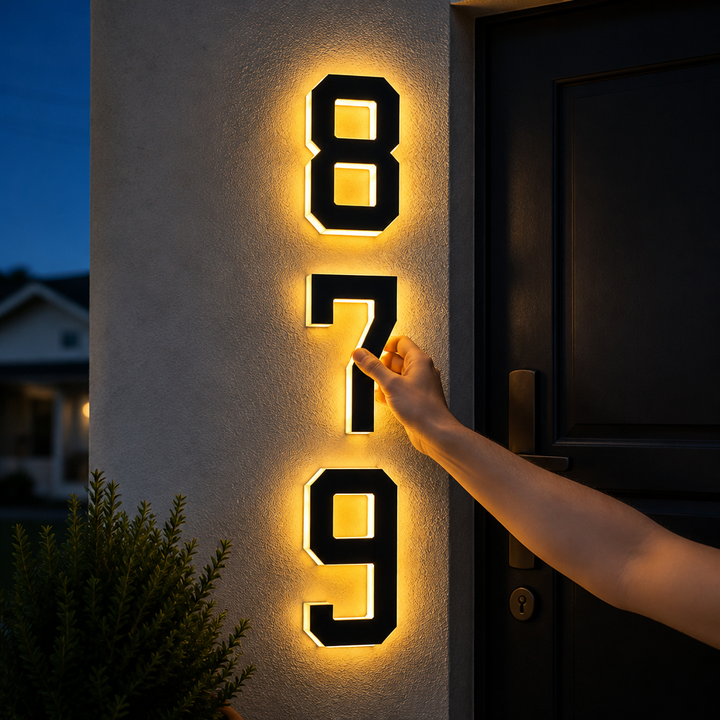 Numera – Solarne Oświetlenie Numeru Domu