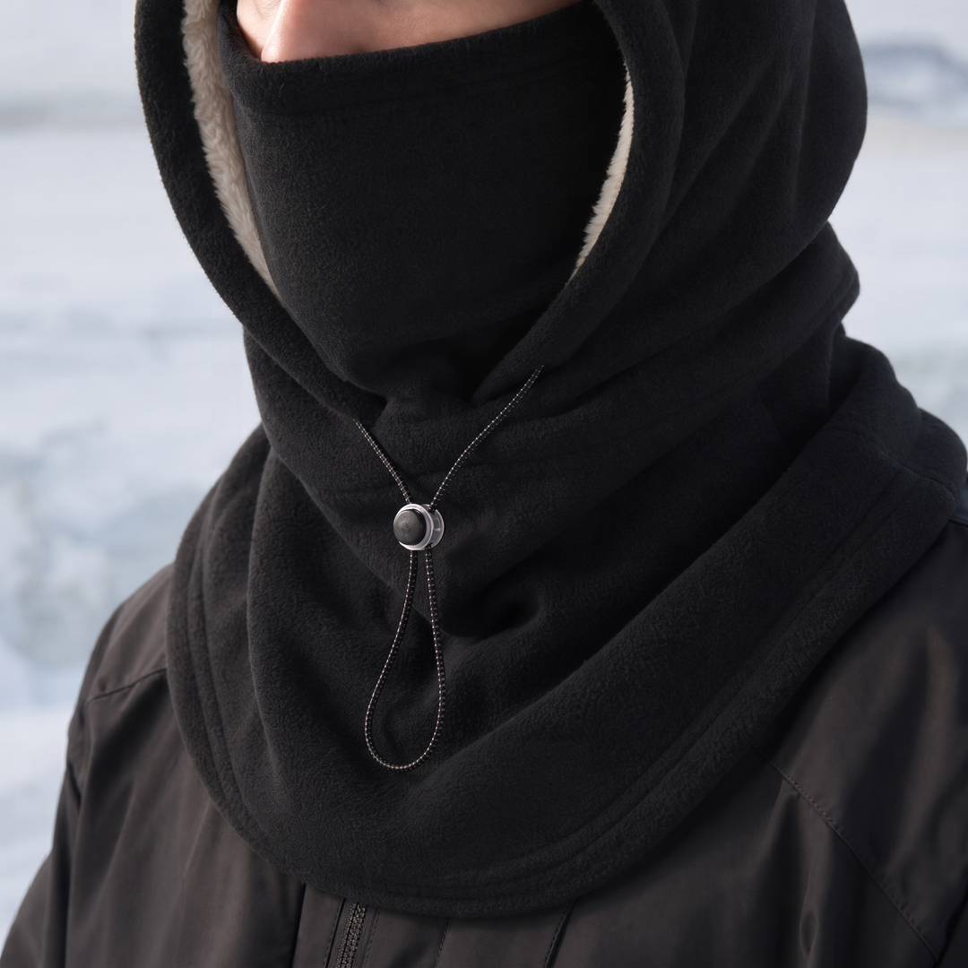 Windora – Balaklava z Fleece, Regulowana, Z Zakryciem Twarzy
