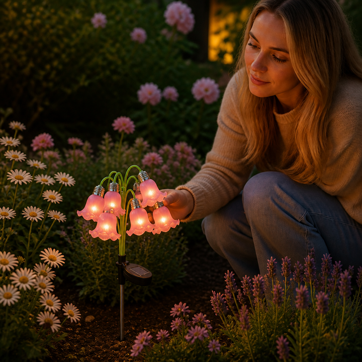 Bloomvale – Słoneczne Tulipany do Oświetlenia Ścieżek w Ogrodzie