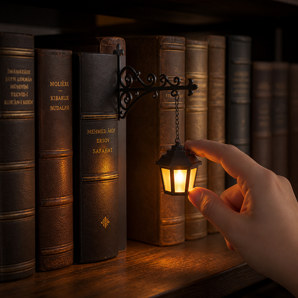 Nightpost – Lampa uliczna jako podpórka na książki