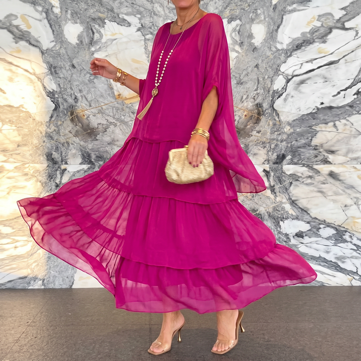 Marella – Elegancka Sukienka Warstwowa dla Kobiet na Wydarzenia