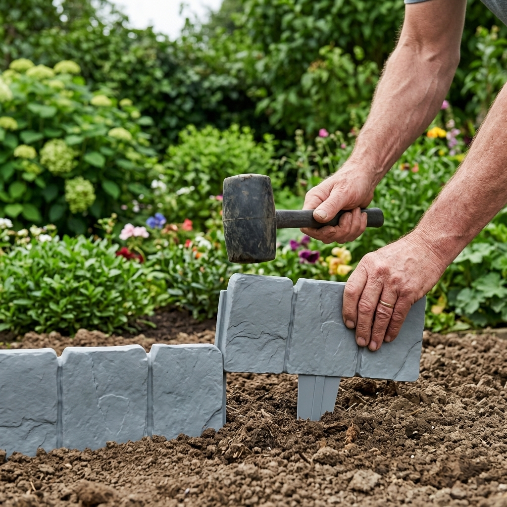 Stoneborder – Sztuczna Obramowanie Ogrodu z Kamienia