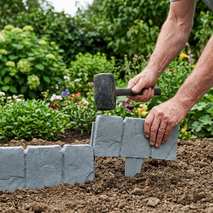 Stoneborder – Sztuczna Obramowanie Ogrodu z Kamienia
