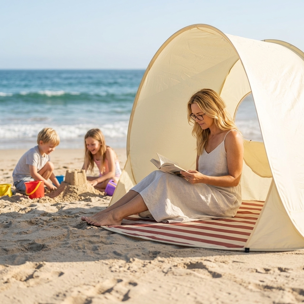 Shadespring – Natychmiastowy namiot plażowy
