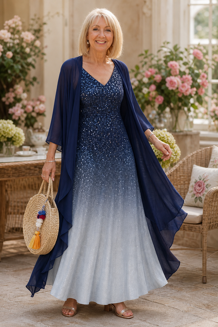 Wearbella – Zestaw sukienki maxi i narzutki