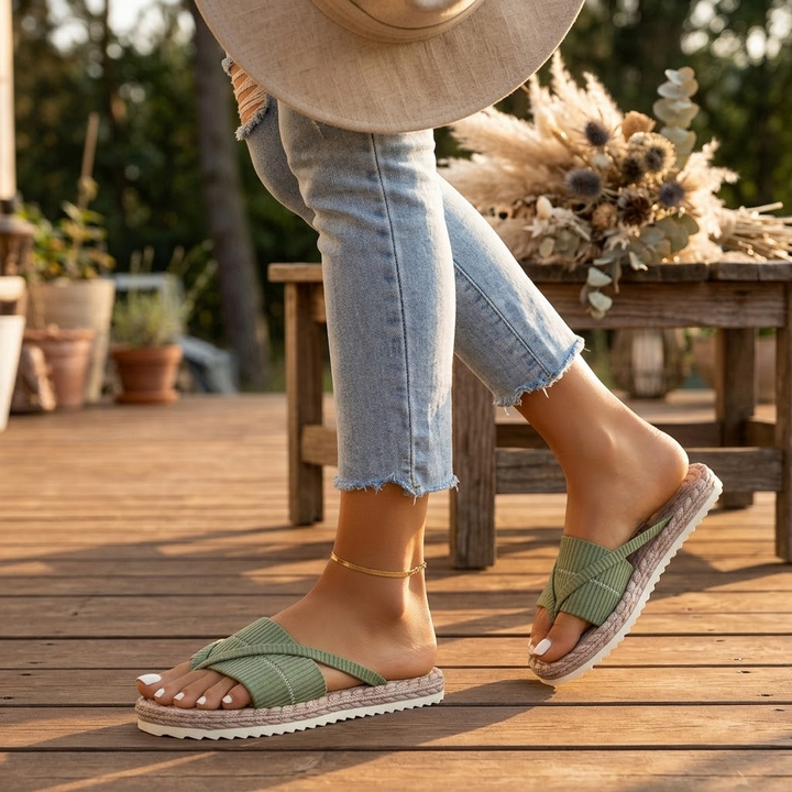 Lunara – Miękkie sandały w stylu espadryli