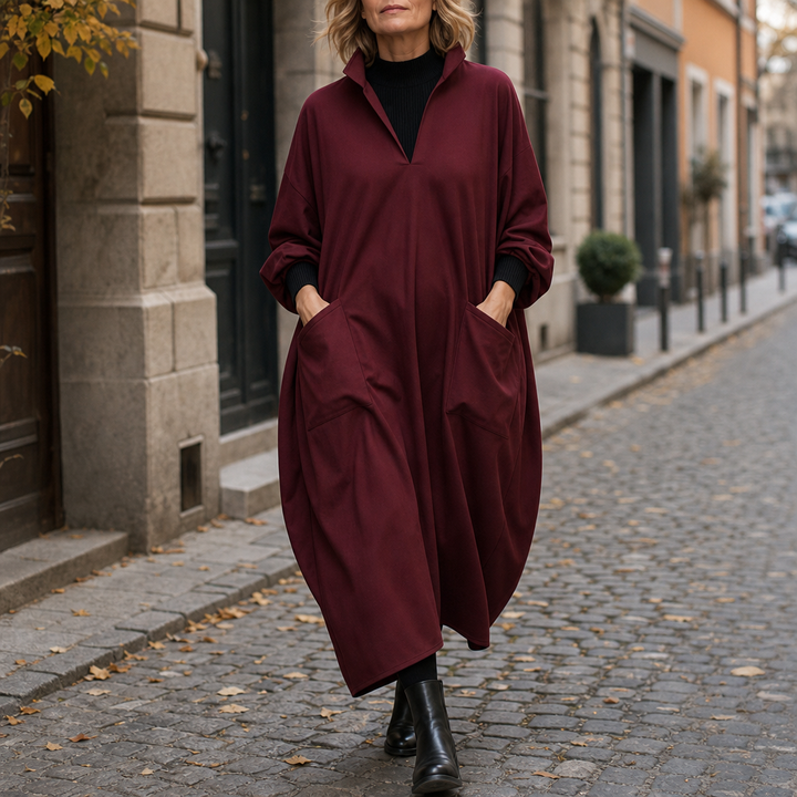Wearbella – Sukienka Cocoon Taper z Mock Neck