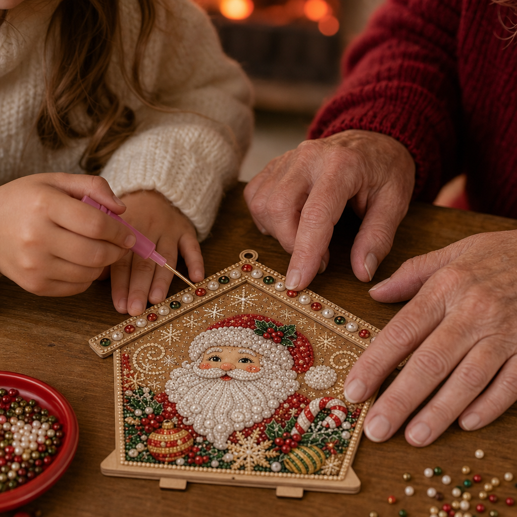 Pearlnoel – Zestaw do tworzenia 3D Piernikowego Domku z Pereł