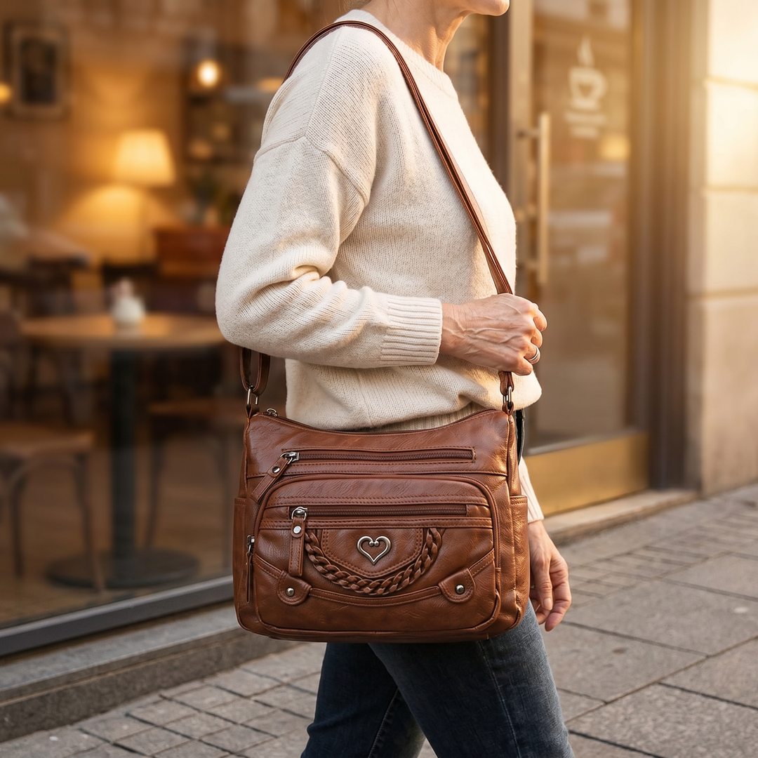 Veluna – Torba crossbody z wieloma kieszeniami do codziennego użytku