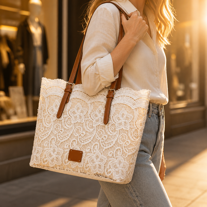 Lacelune – Torba na ramię z koronką