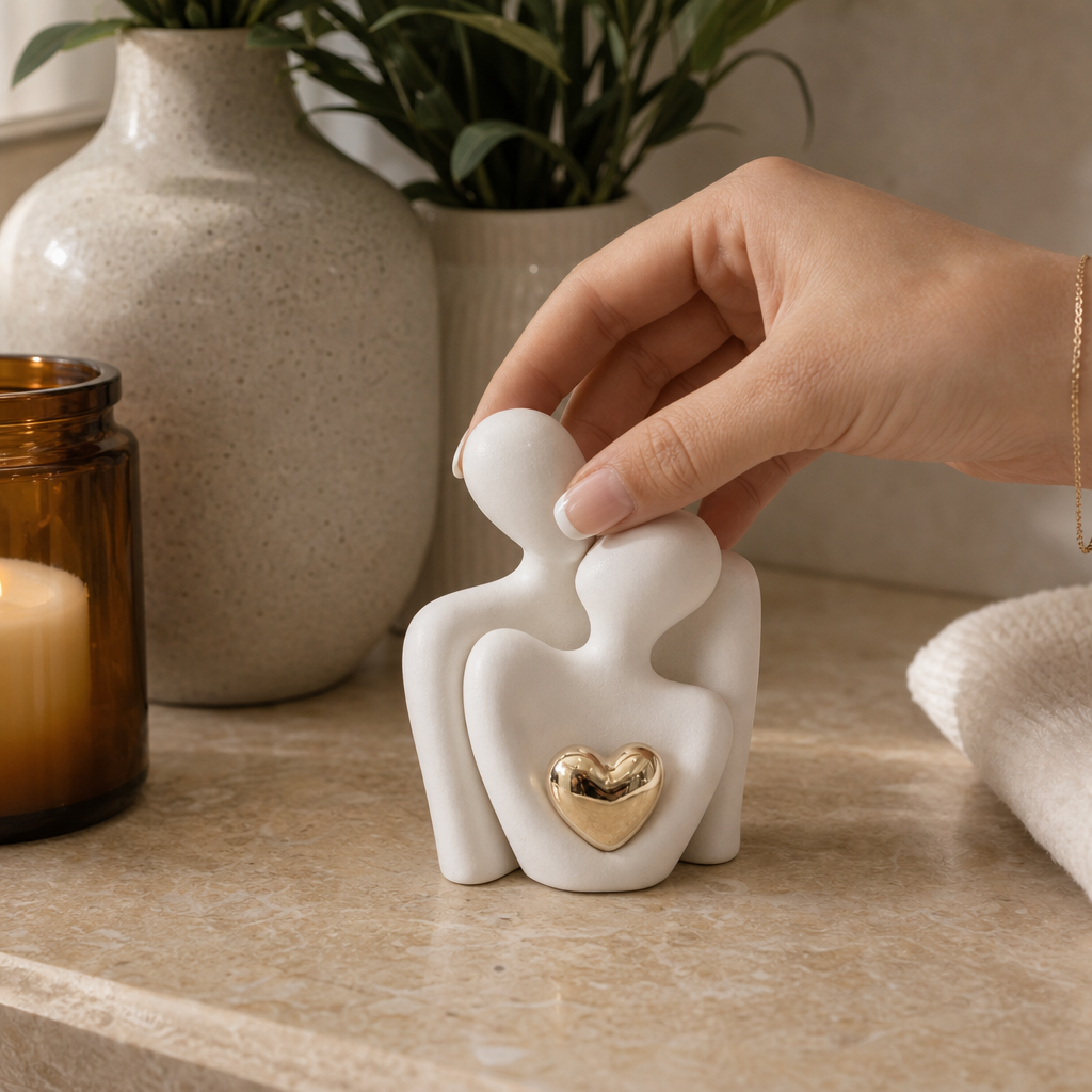 Wearbella – Figurki Ceramiczne Przytulającej Pary