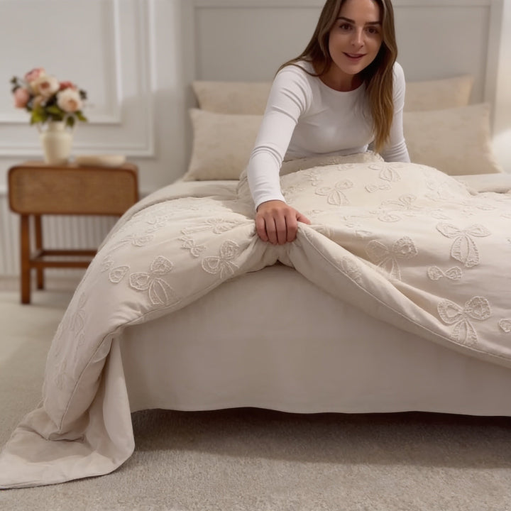 Tuftly – Zestaw poszewek na kołdrę z fakturą tufted