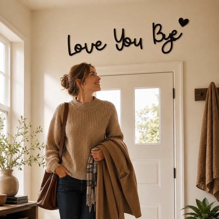 Homely – Zestaw skryptów na ścianę "Kocham Cię, Pa" z akcentem serca
