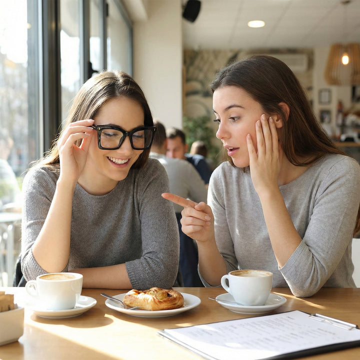 Clarisse – Stylowe Okulary Powiększające w Rozmiarze Oversize dla Kobiet