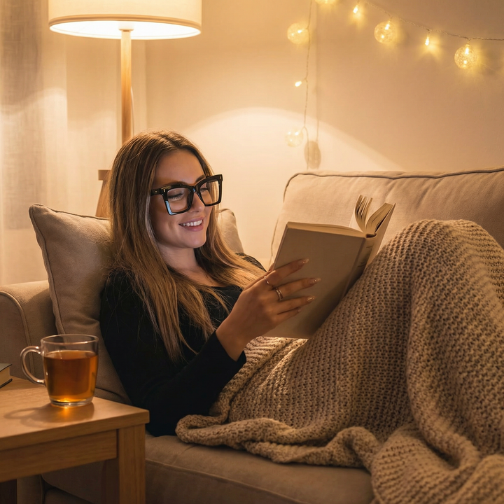 Clarisse – Stylowe Okulary Powiększające w Rozmiarze Oversize dla Kobiet