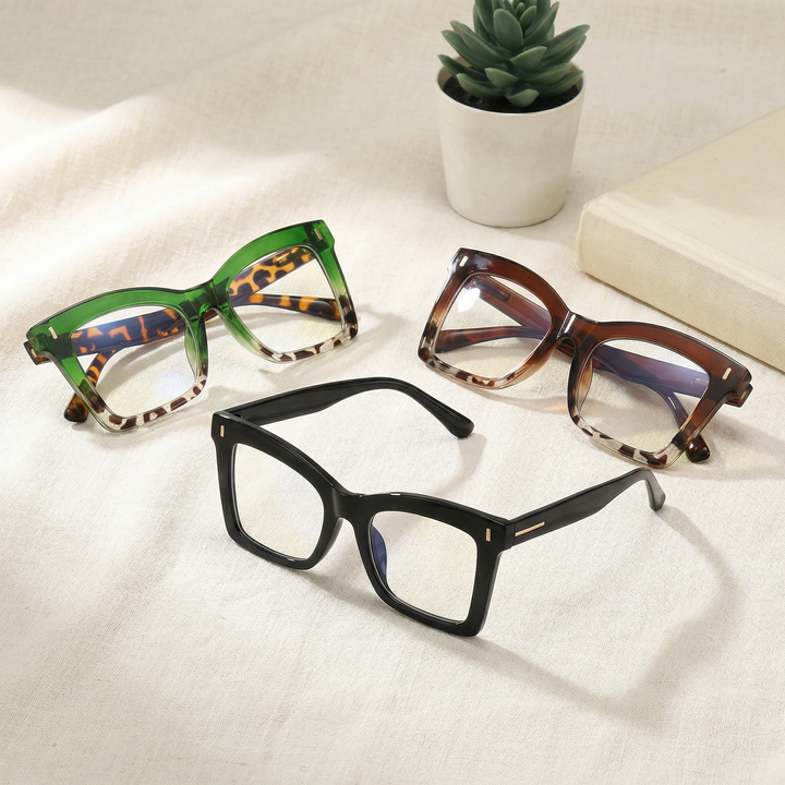Clarisse – Stylowe Okulary Powiększające w Rozmiarze Oversize dla Kobiet