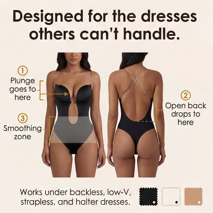 Silhouetta – Body kształtujące z odkrytymi plecami