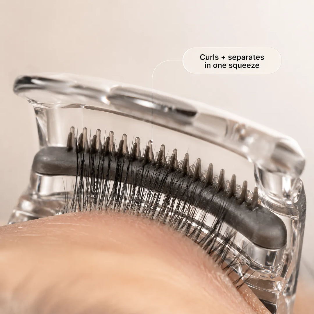LashLift – Przezroczysta zalotka do rzęs z wbudowanym grzebieniem