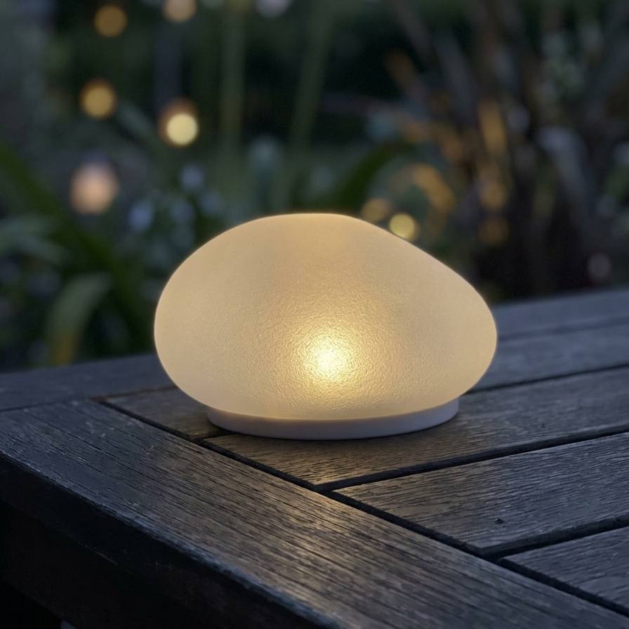 Lumora – Solarna Lampa Ogrodowa, Ciepłe Światło, Odporny na Warunki Atmosferyczne Dekor