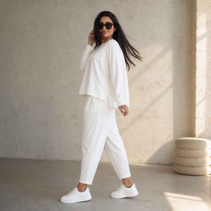 Wearbella – Zestaw dresowy z szerokimi nogawkami