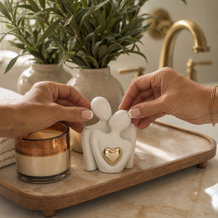 Wearbella – Figurki Ceramiczne Przytulającej Pary