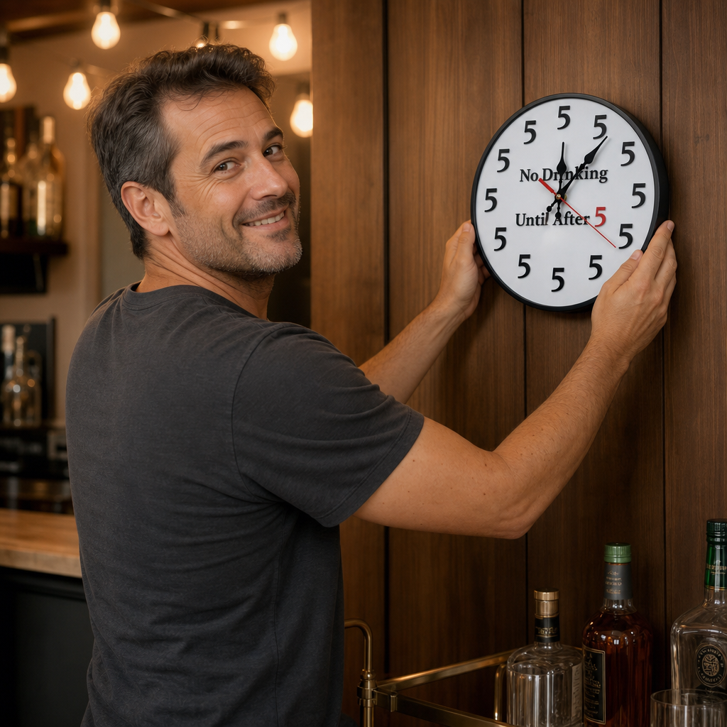 After Five – Zegar ścienny z piwem All-5-Hour