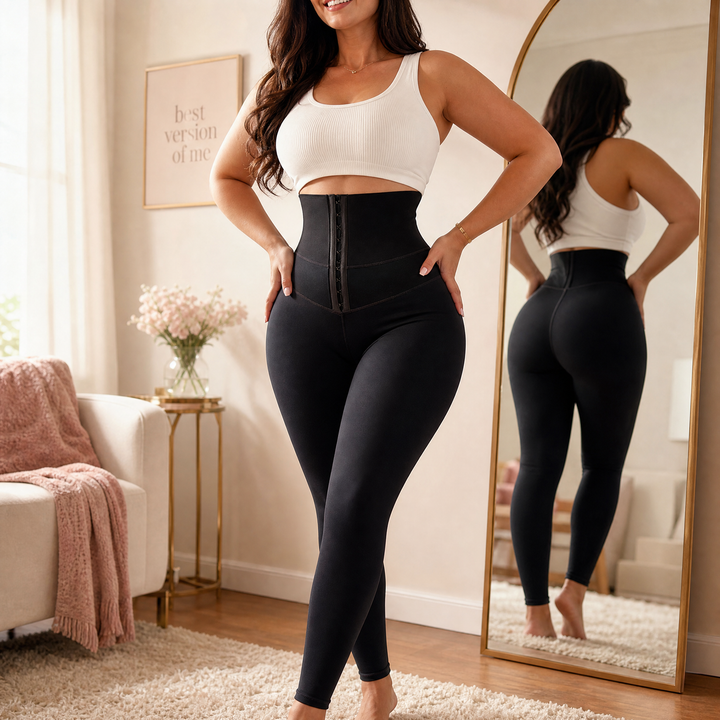 Cinchley – Legginsy damskie z wysokim stanem i gorsetem