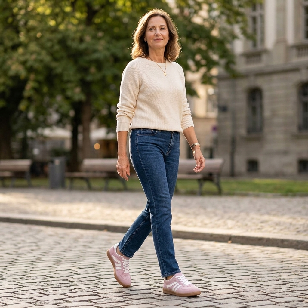 Vossa - Kobiece Retro Sneakers z Wyściółką