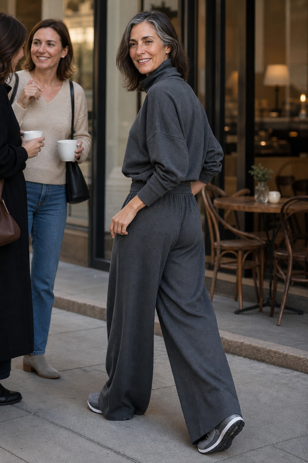Wearbella – Zestaw z golfem i szerokimi spodniami