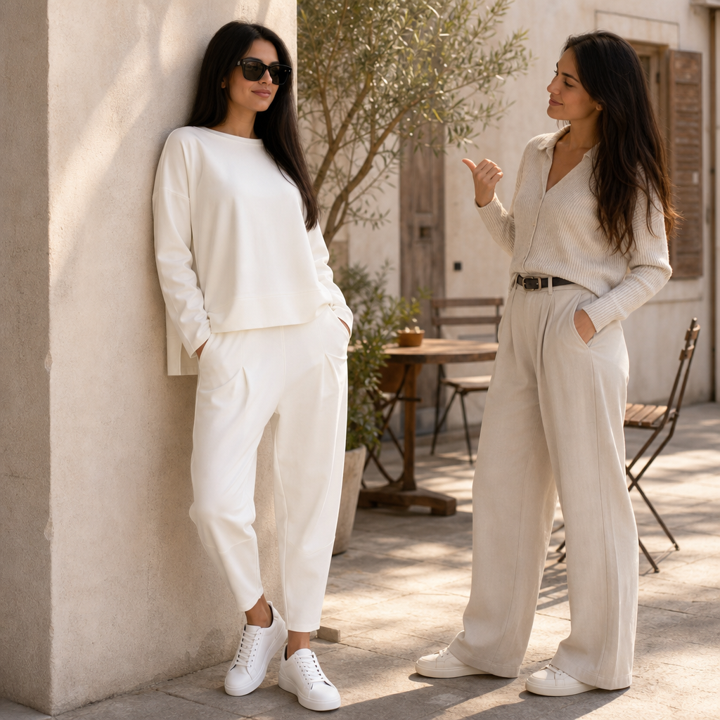 Wearbella – Zestaw dresowy z szerokimi nogawkami