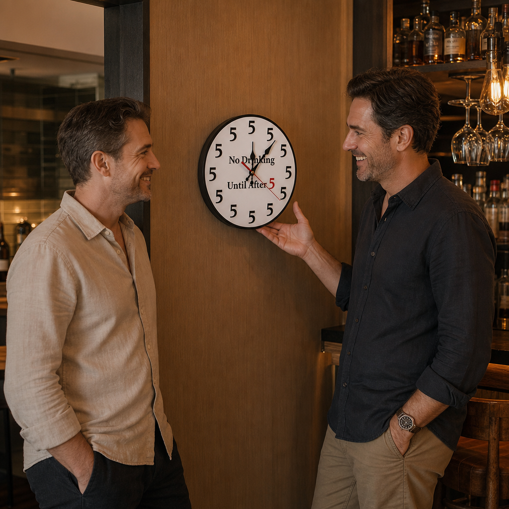 After Five – Zegar ścienny z piwem All-5-Hour