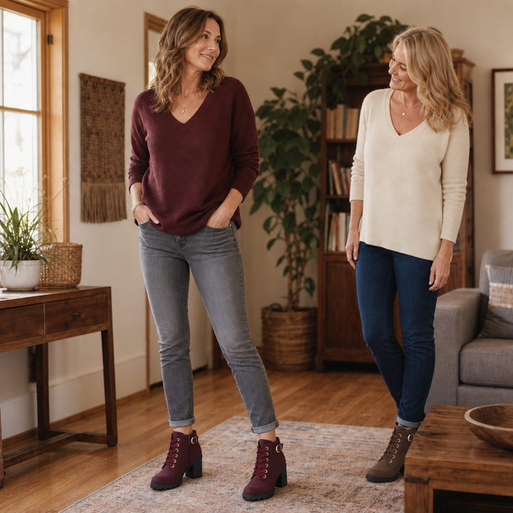 Buckle &amp; Bold – Botki na obcasie z wiązaniem