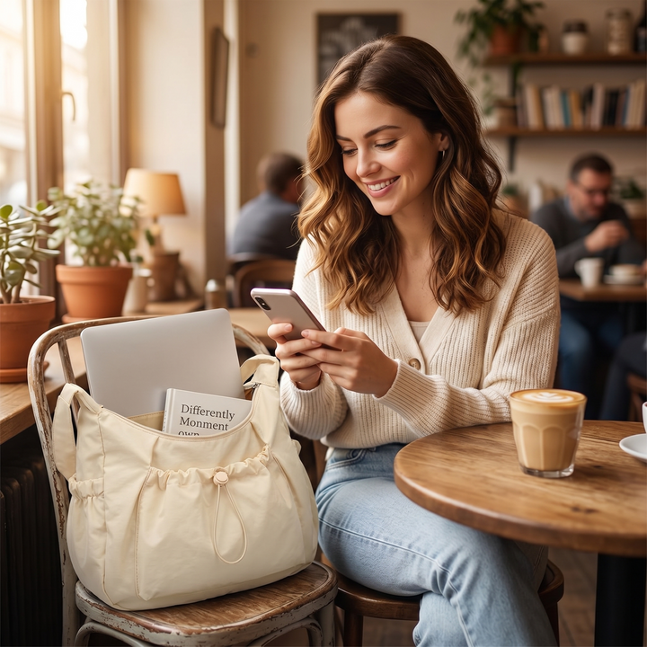 Nela – Torba crossbody typu hobo