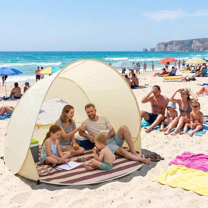 Shadespring – Natychmiastowy namiot plażowy