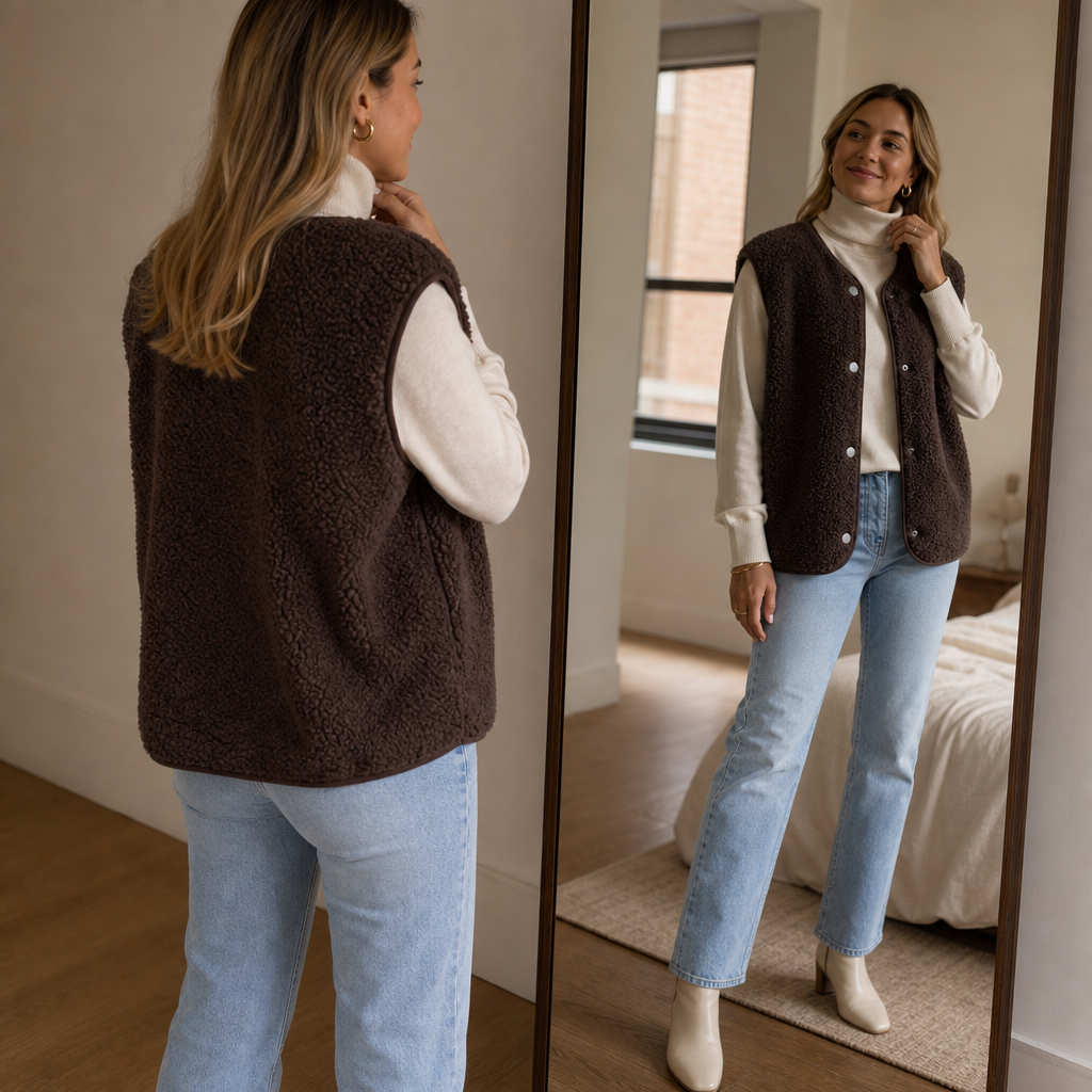 Kamizelka Overra – Bezrękawnik z Pluszowego Fleece
