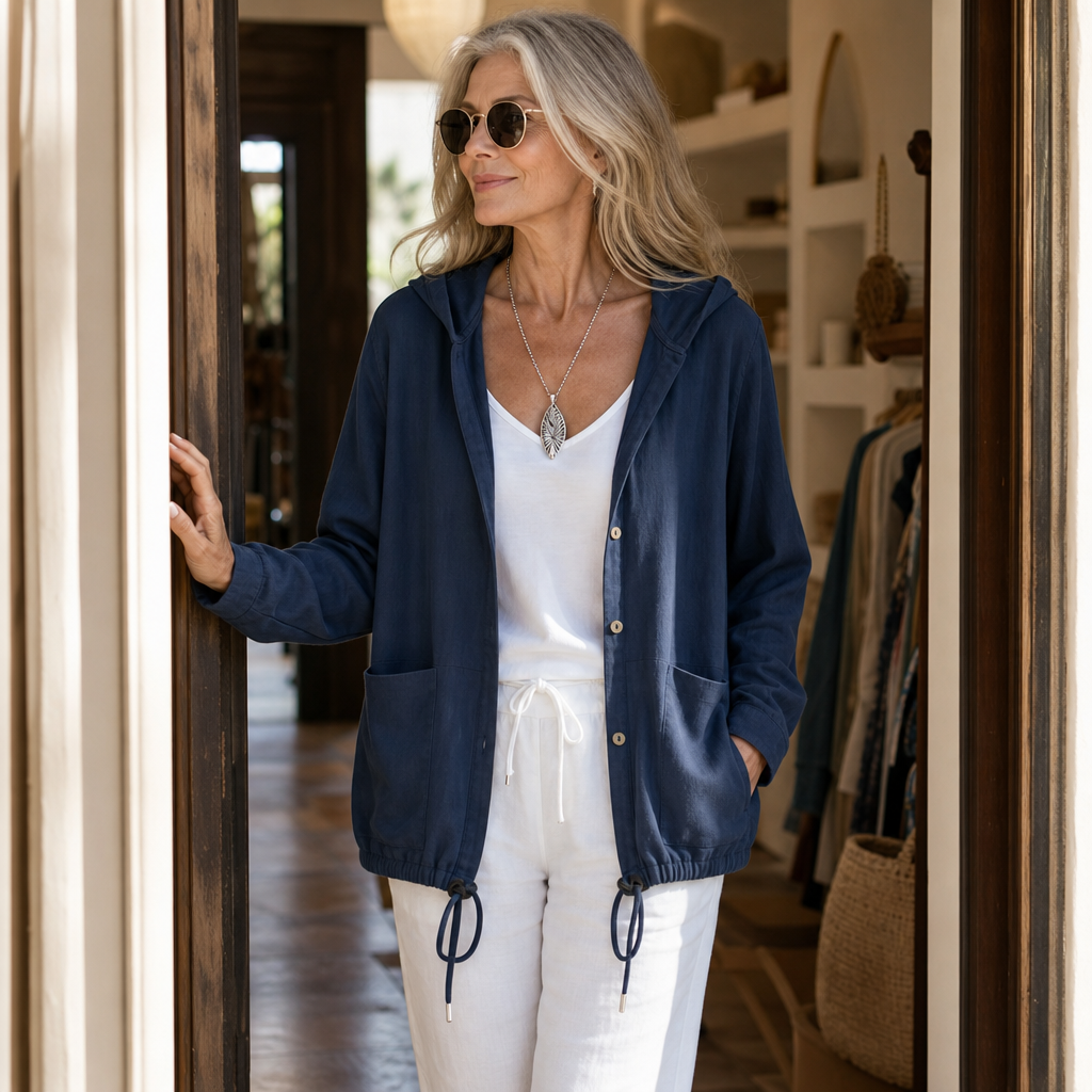 Wearbella – Lekka kurtka z regulowanym kapturem