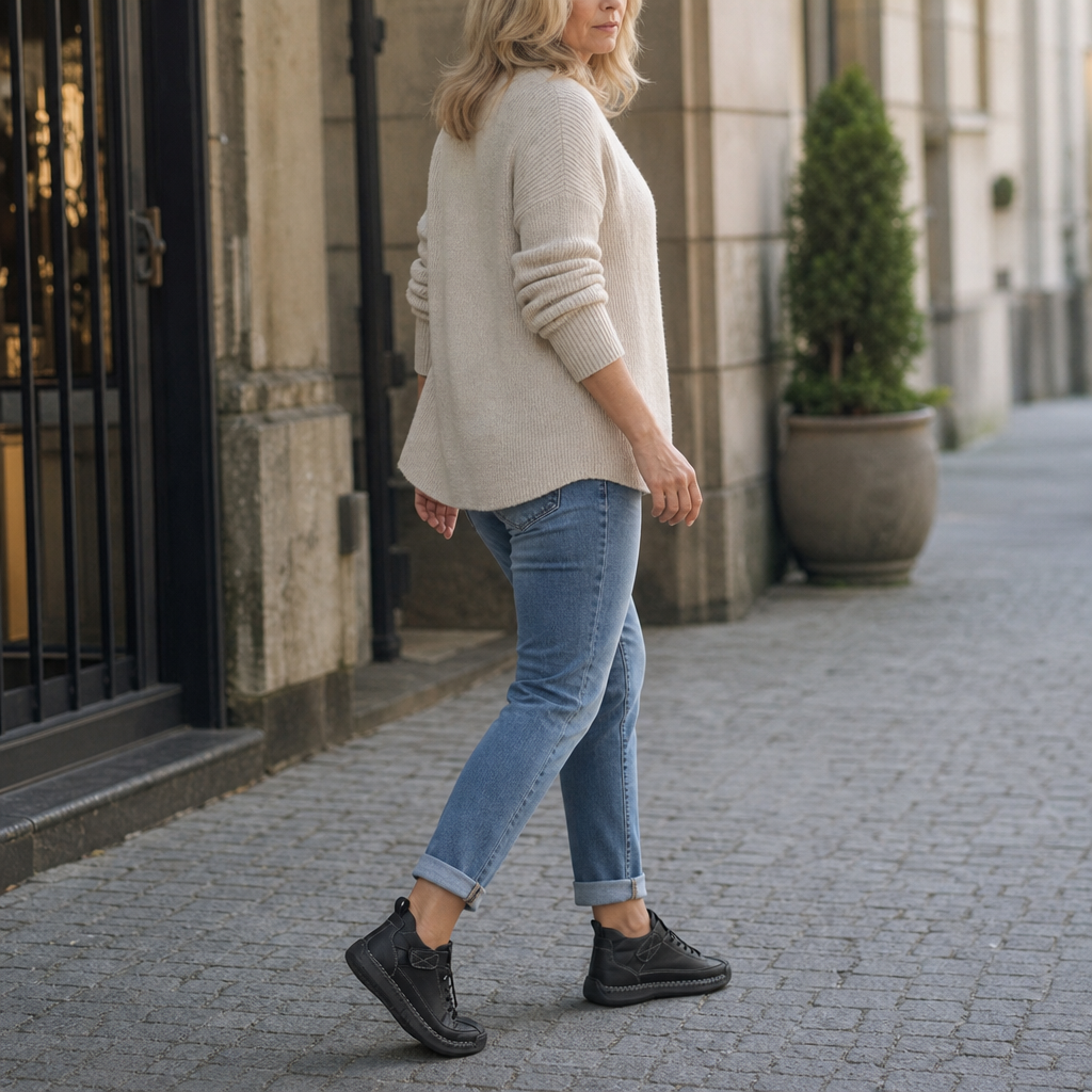 Easestep – Sneakersy do chodzenia z szerokim przodem