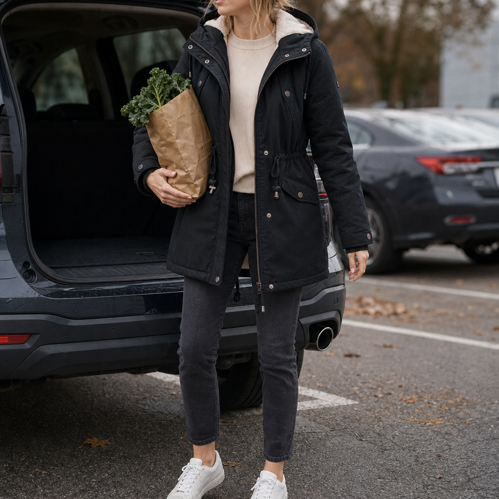 Warmbella – Parka z ociepleniem i taliowaniem