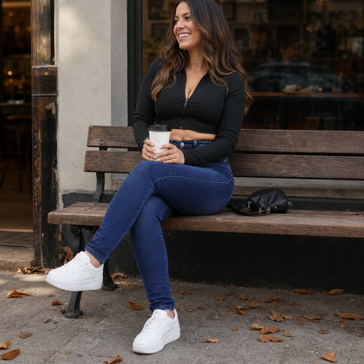 Thermabelle – Dżinsy skinny z pluszowym wykończeniem