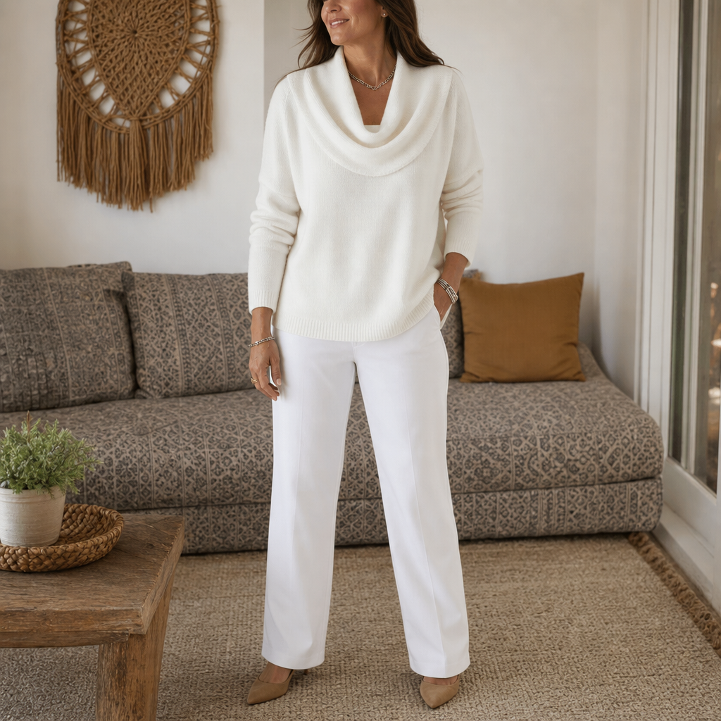 Draveline – Sweter z dekoltem typu cowl