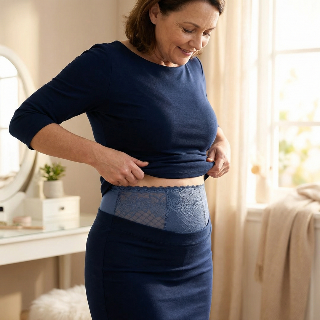 Lacyfit – Jedwabne modelujące majtki z wysokim stanem