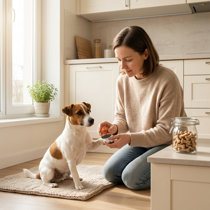 Pawsmooth – Cichy pilnik do pazurów psa z 3 podkładkami szlifierskimi