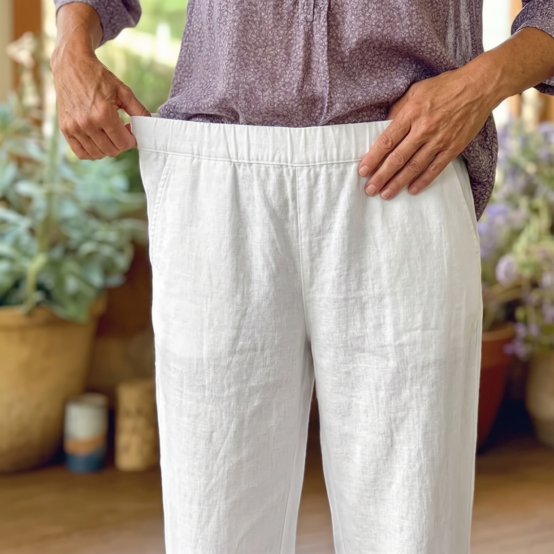 Womee – Kobiece Spodnie Cropped Soft-Stretch