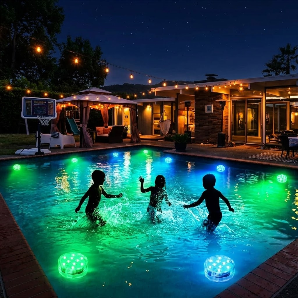 LumaGlow – Podwodna Lampa Basenowa z Pilotem (2 szt.)