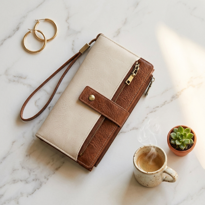 Tessara – Vintage Portfel Trifold RFID