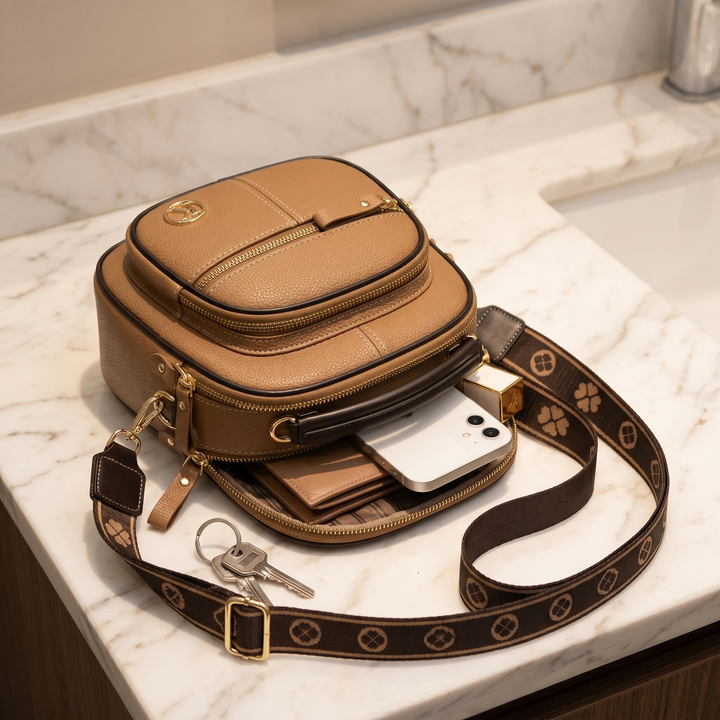 Velora – Torebka crossbody z wieloma przegrodami