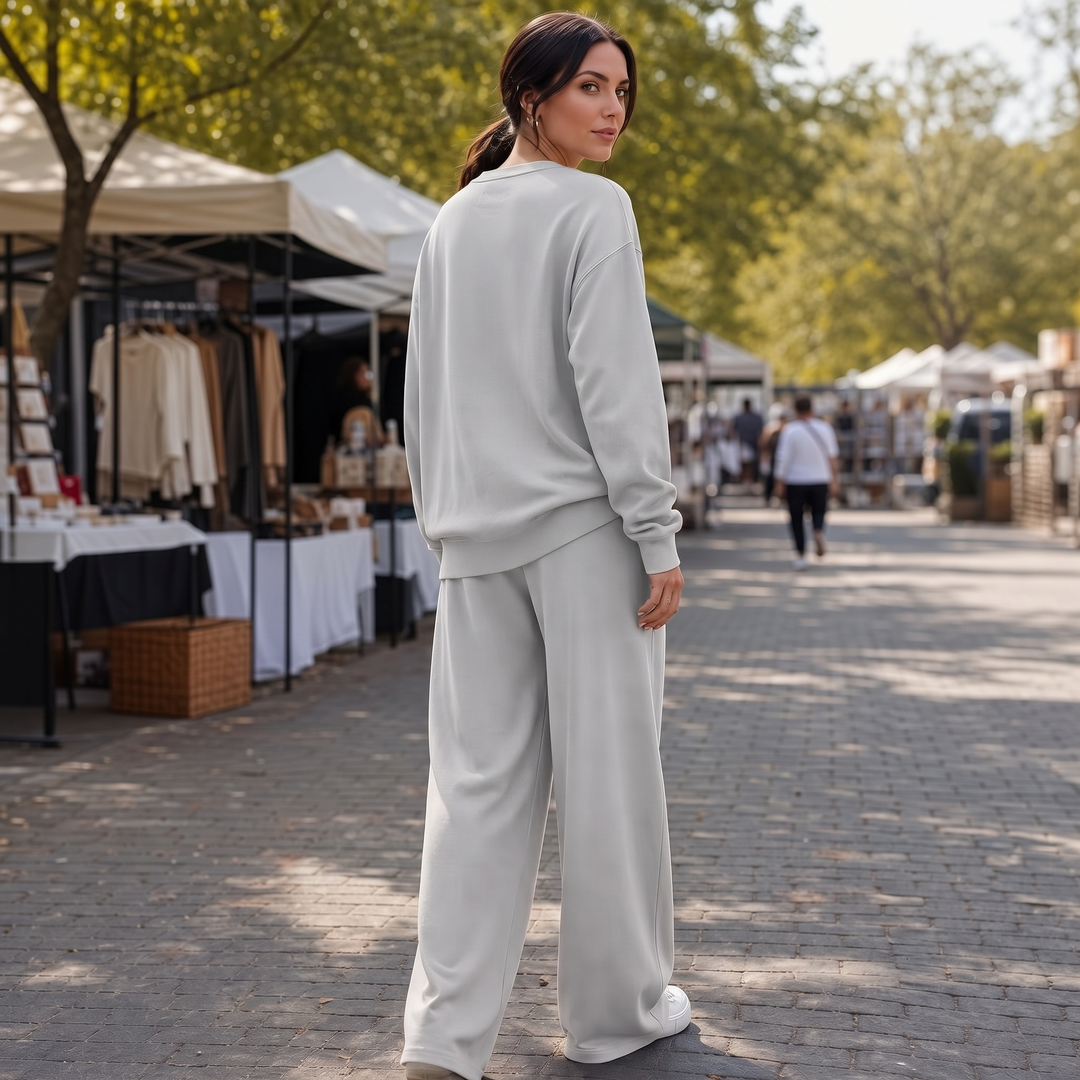 Wearbella – Zestaw z szerokimi nogawkami i paskiem