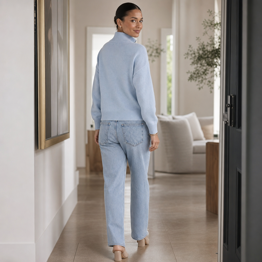 Wearbella – Kardigan z zamkiem i szczegółem w stylu husarskim